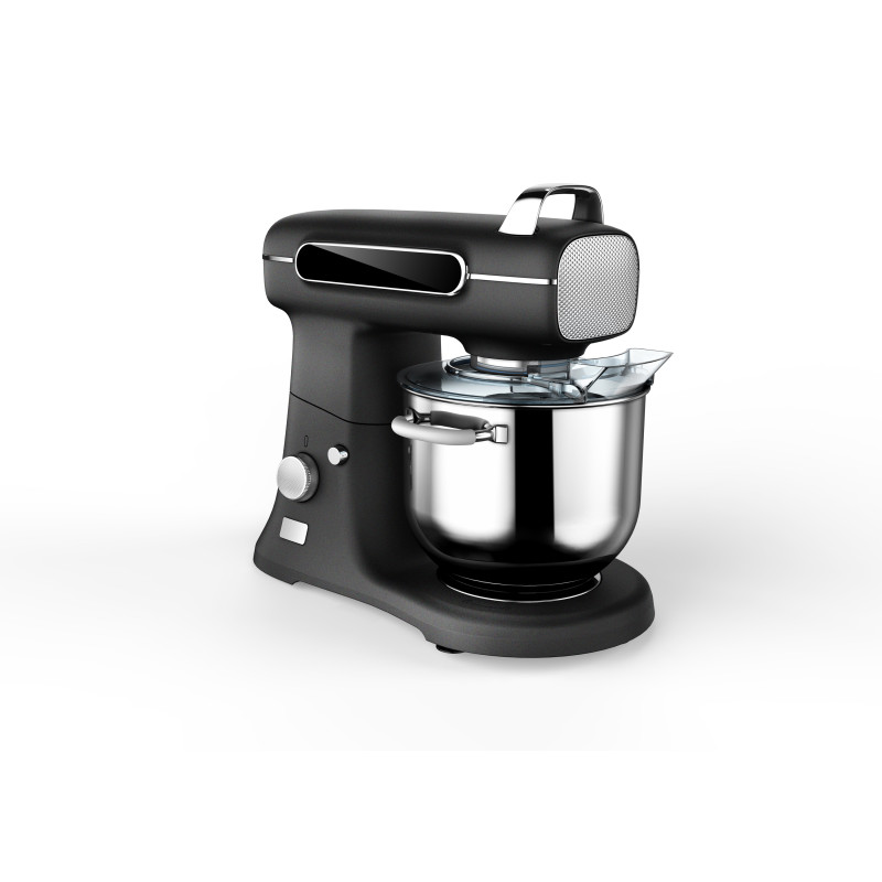 Mixer profesional, bol de 7L din inox,1500W, din Aluminiu, Negru