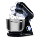 Mixer cu bol de 6L din inox,1800W, din Aluminiu, Negru