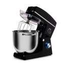 Mixer cu bol de 10L din inox, putere 1500W, cu tocător și blender, Negru