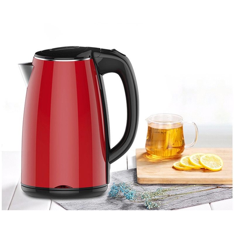 Fierbător electric din inox Biovita Classico, 2200W, 1.7L, Alb