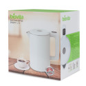 Fierbător electric din inox Biovita Smarty, 2200W, 1.7L, Alb