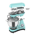 Mixer cu bol de 6L din inox,1800W, din Aluminiu, MB-1800-LUX, Turcoaz