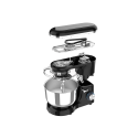 Mixer cu bol de 6L din inox, putere 1500W, Negru