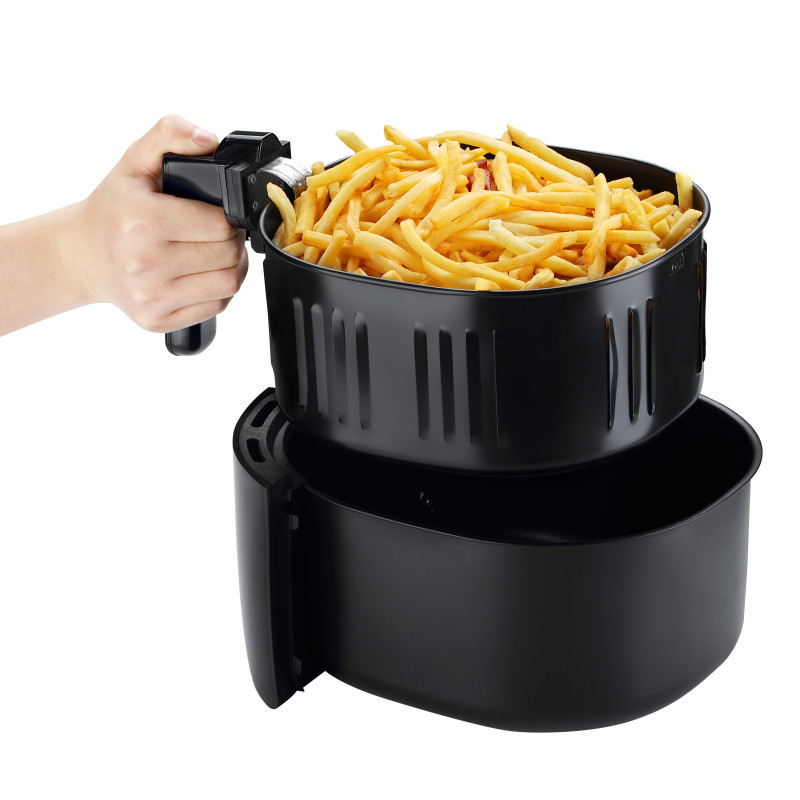 Friteuza cu aer cald Brava-XL, Digitală, 5.5 Litri, 1800W