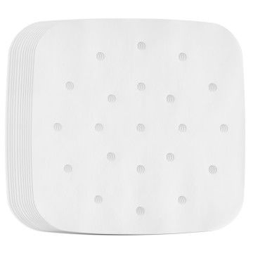 Set 50 buc hârtie de copt perforată, 18 cm, pentru friteuza BRAVA-M, 3.6L