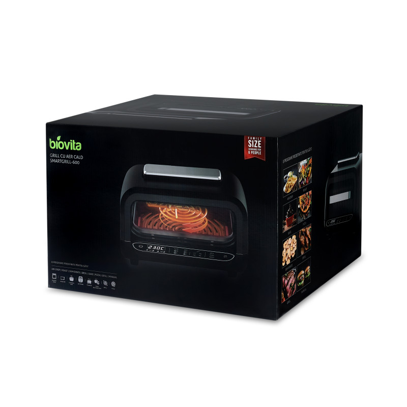 Grill cu aer cald Smartgrill-600, 7L, 1700W